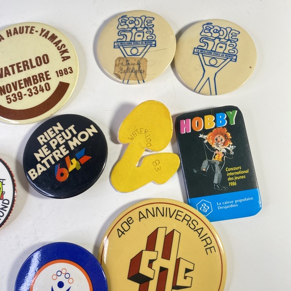 Vintage Button Pin Collection Lot - Picture 3 of 9